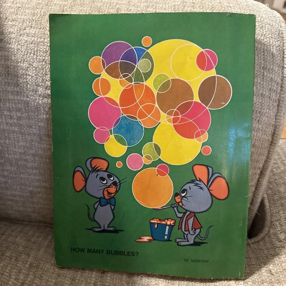 Vintage Huckleberry‎ Hound Activity Fun Coloring Book 1976 Hanna Barbera